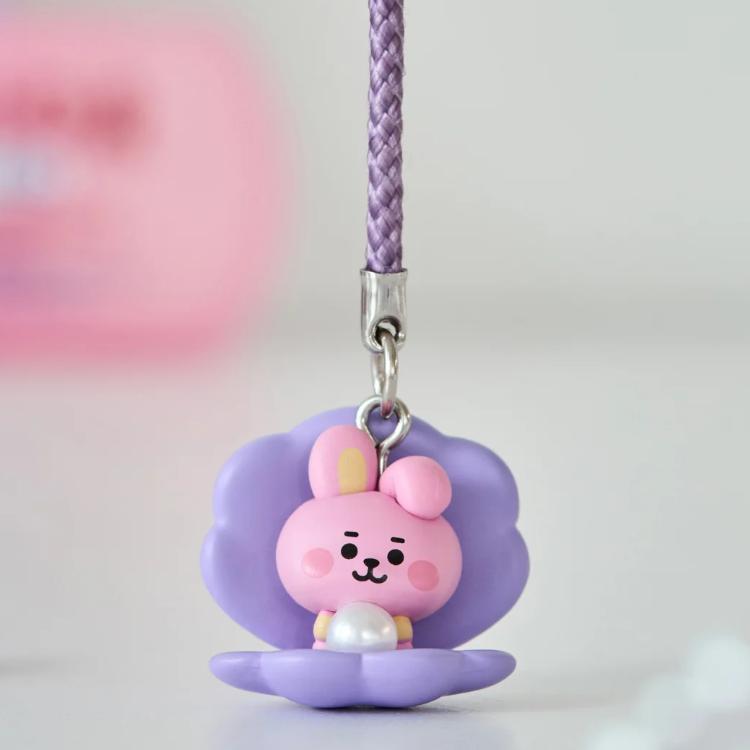 BT21 BABY PEARL Ремешок-фигурка (ТАТА, КУКИ, ШУКИ, ЧИММИ, МАНГ, РДЖ, КОЙЯ) (8 вариантов)