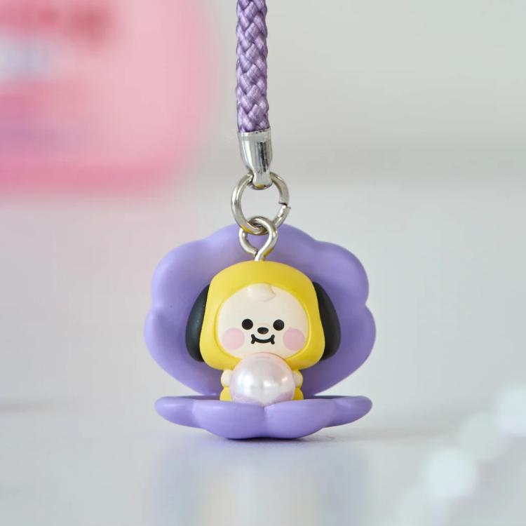 BT21 BABY PEARL Ремешок-фигурка (ТАТА, КУКИ, ШУКИ, ЧИММИ, МАНГ, РДЖ, КОЙЯ) (8 вариантов) #CHIMMY